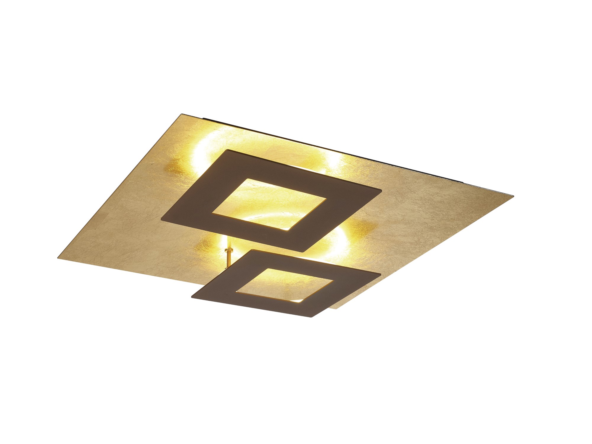 M8163  Dalia 50cm Ceiling 48W LED Gold/Rust Brown